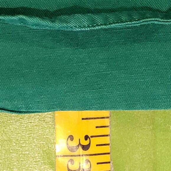Polo Ralph Lauren Shirt Oxford Mens L Blaire Long Sleeve Solid Green Button Down - Picture 9 of 10